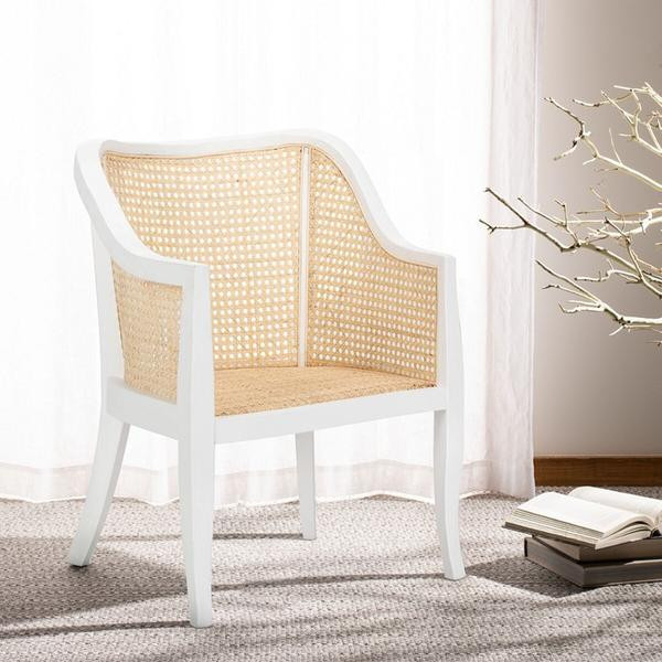 Angel Dining Chair  Set of 2  White/Natural   Tropical   Dining Chairs   by V.S.D Furniture  Houzz