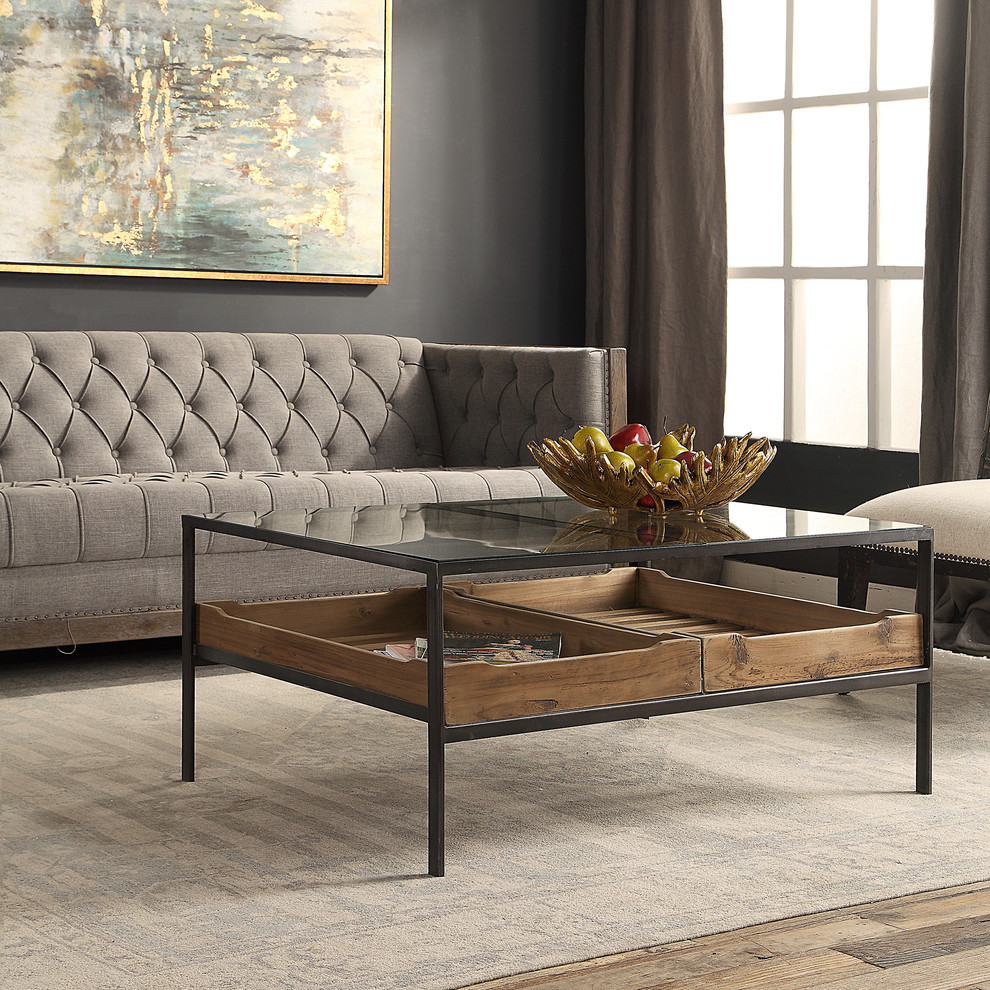 Silas Coffee Table   Industrial   Coffee Tables   by Ownax  Houzz