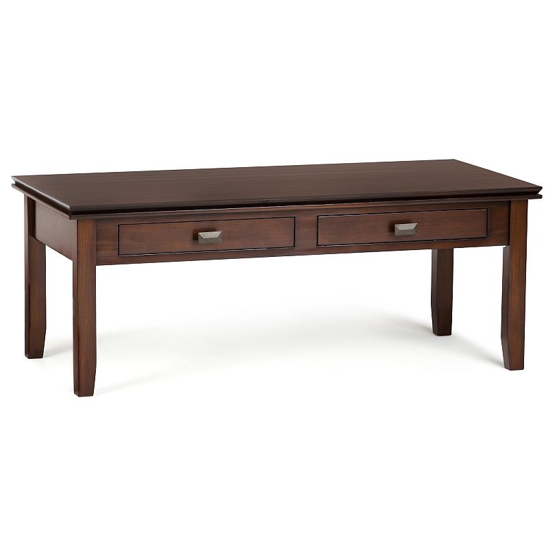 Simpli Home Artisan Rectangle Contemporary Coffee Table