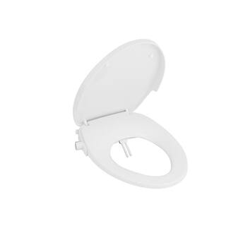 Niagara Hydrotech(TM) Non- Electric Bidet Seat for Elongated Toilet in White WP-EL0621