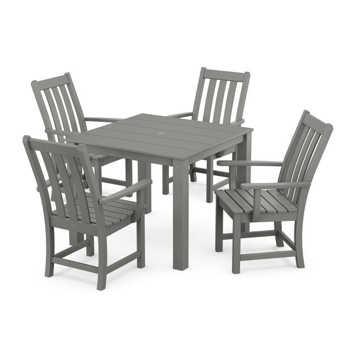 Polywood Vineyard 5-Piece Parsons Dining Set PWS2365-1