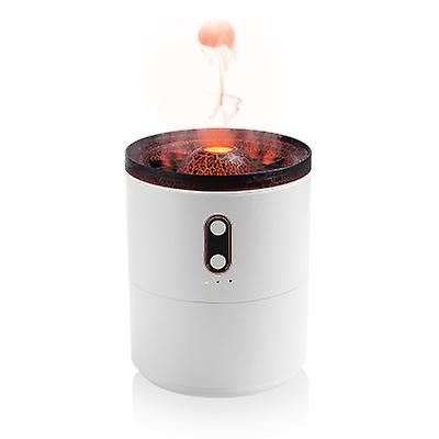 Volcanic Flame Aroma Essential Oil Diffuser Usb Portable Jellyfish Air Humidifier Night Light Lamp Fragrance Humidifier