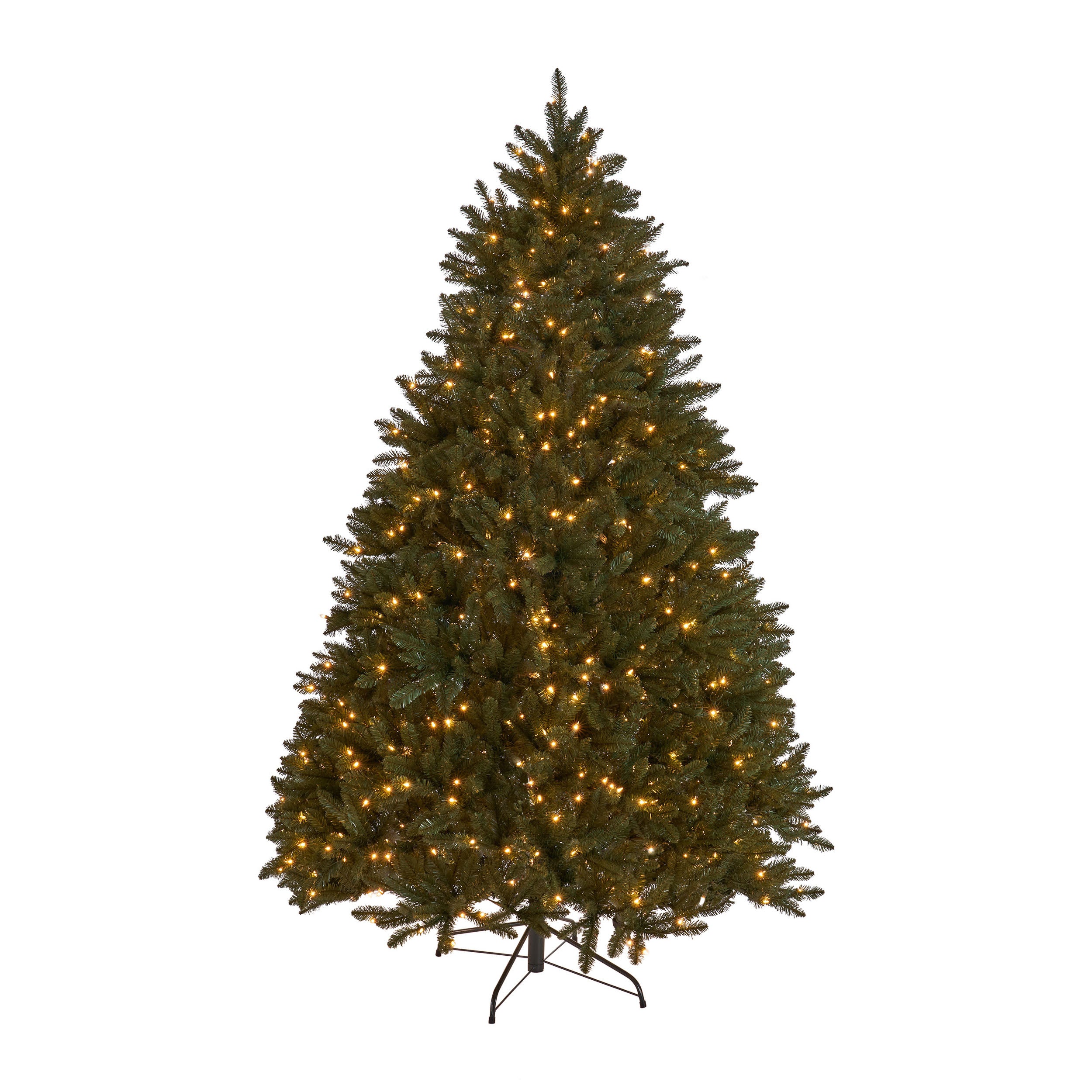 7-foot Norway Spruce Pre-Lit or Unlit Hinged Artificial Christmas Tree