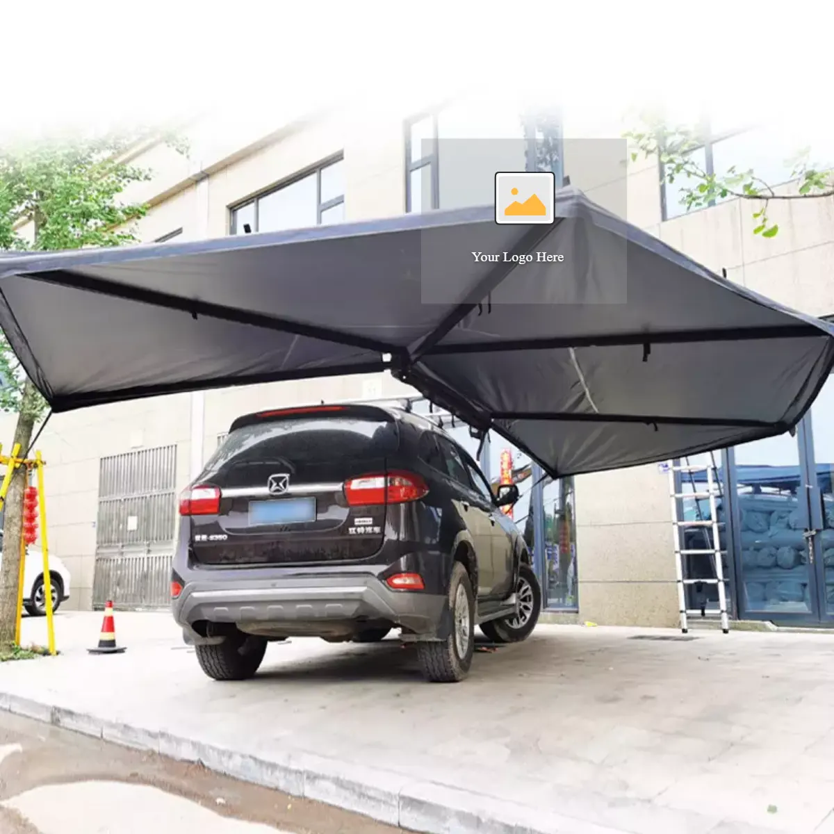 High Quality Cotton Canvas Car 270 Side Awning 270 Awning with Free Standing