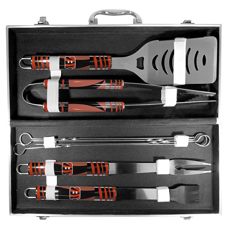 Cincinnati Bengals Tailgater 8-Piece BBQ Grill Set