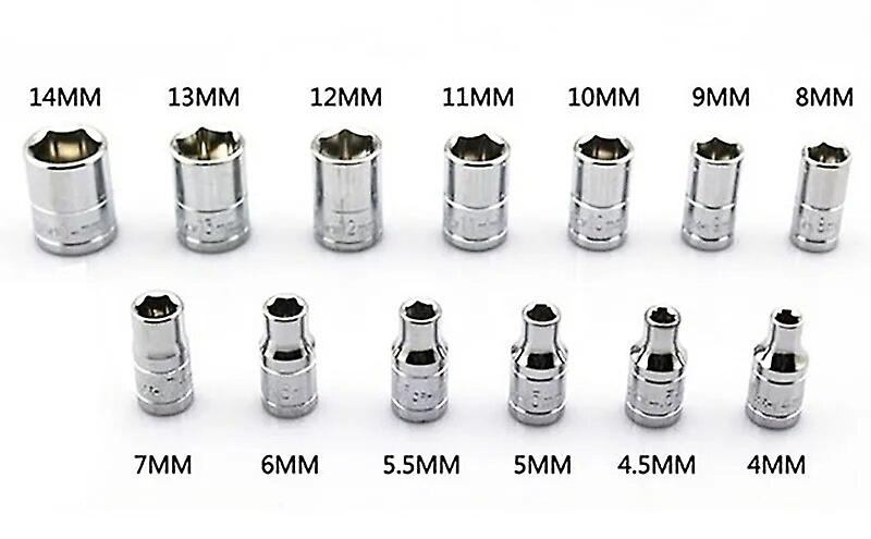 Vt07003 1/4-inch Drive Socket Set 46pcs Metric 1/4