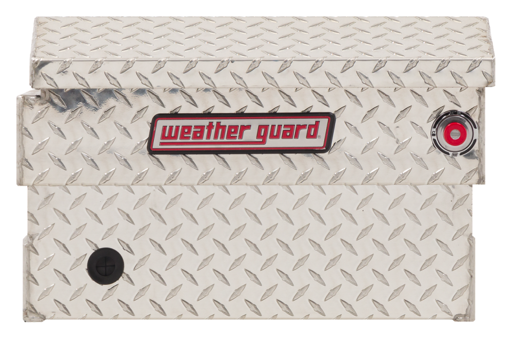 Weather Guard Saddle Truck Tool Box Aluminum Compact Clear