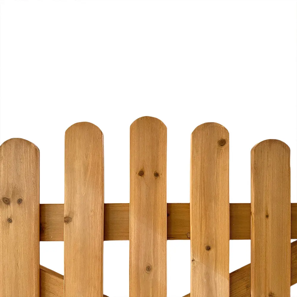 Manufacturer supply wooden garden fence border decorative garden wall wood fence