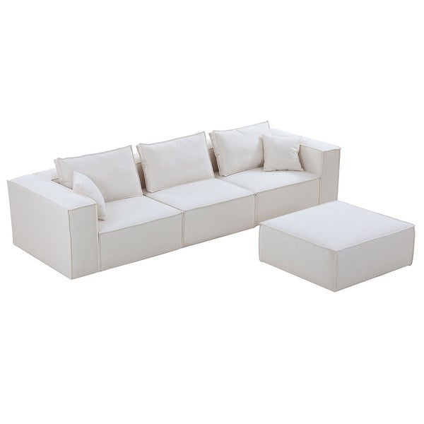 Williamspace Modern Upholstered Sectional Sofa for Living Room