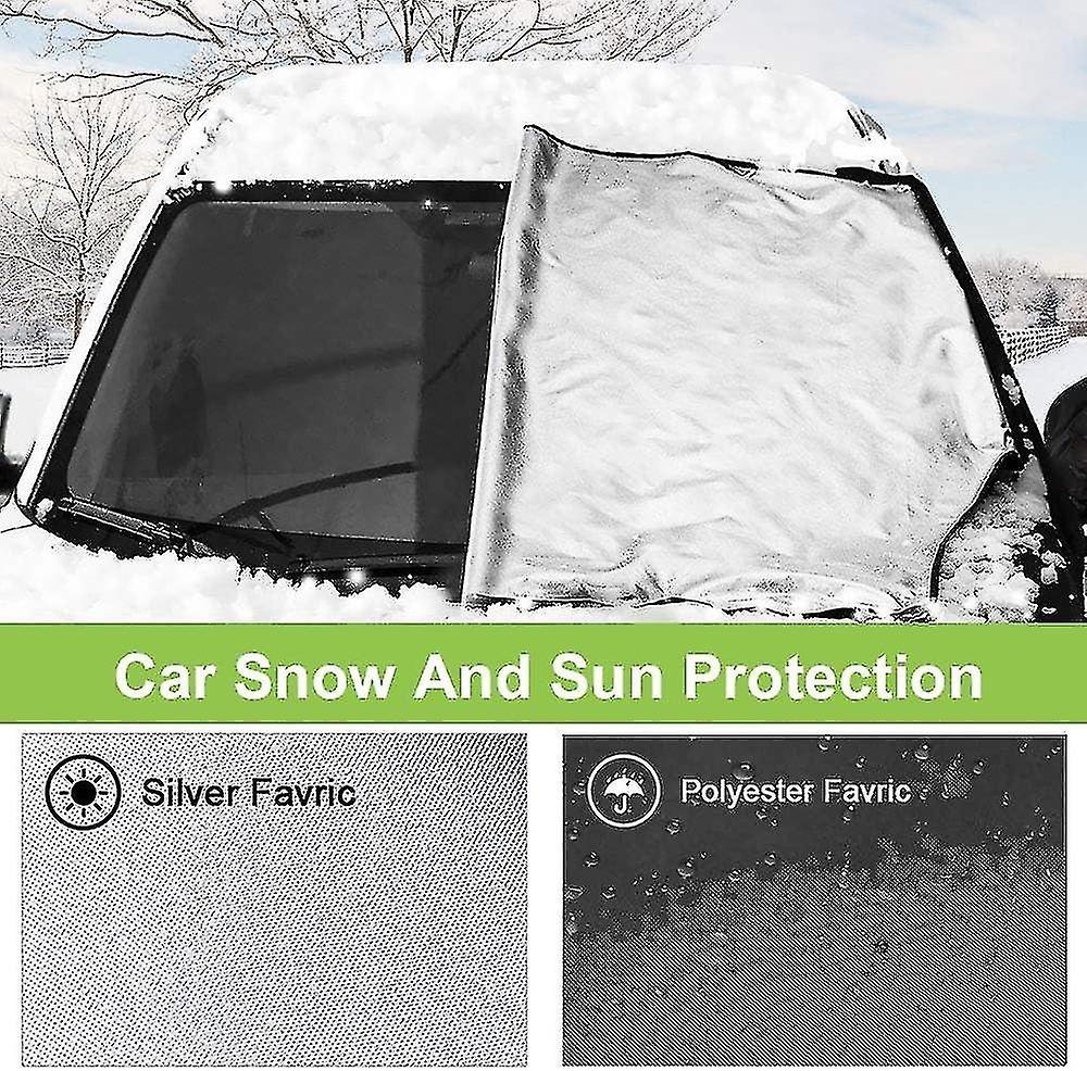 Car Windshield Cover， Windshield Waterproof Cloth Magnetic Protection， General Motors Front Folding