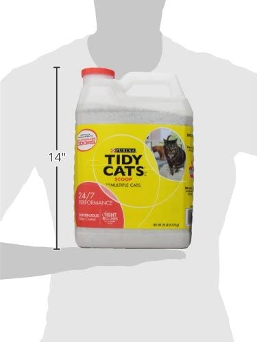 Tidy Cats Scoop Cat Litter Box， For Multiple Cats， 20 Lbs