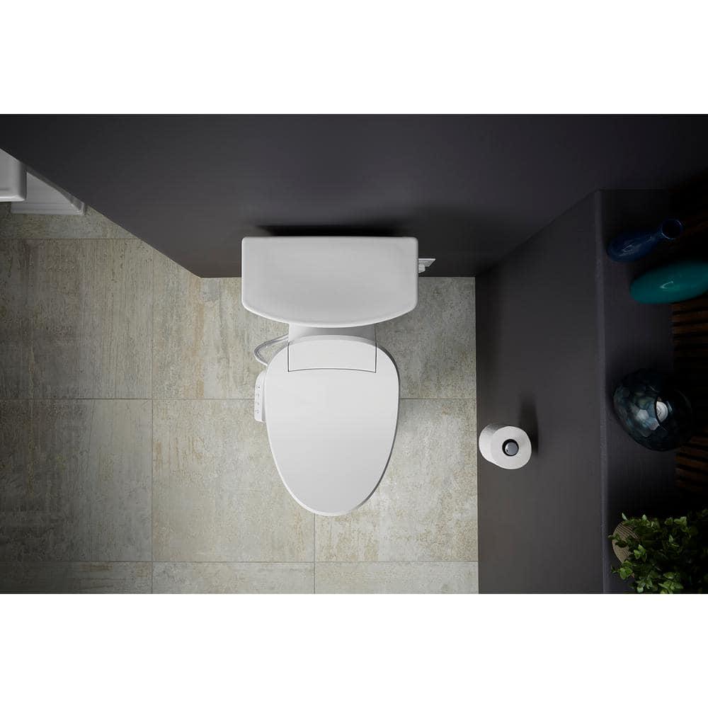 KOHLER C3420 Electric Heated Bidet Seat for Elongated Toilet in White