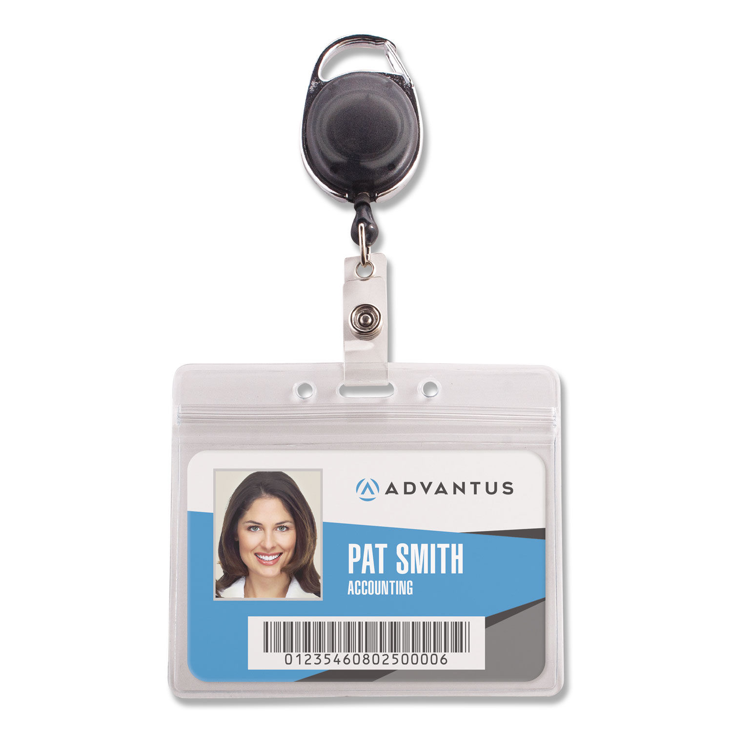 Resealable ID Badge Holders with 30