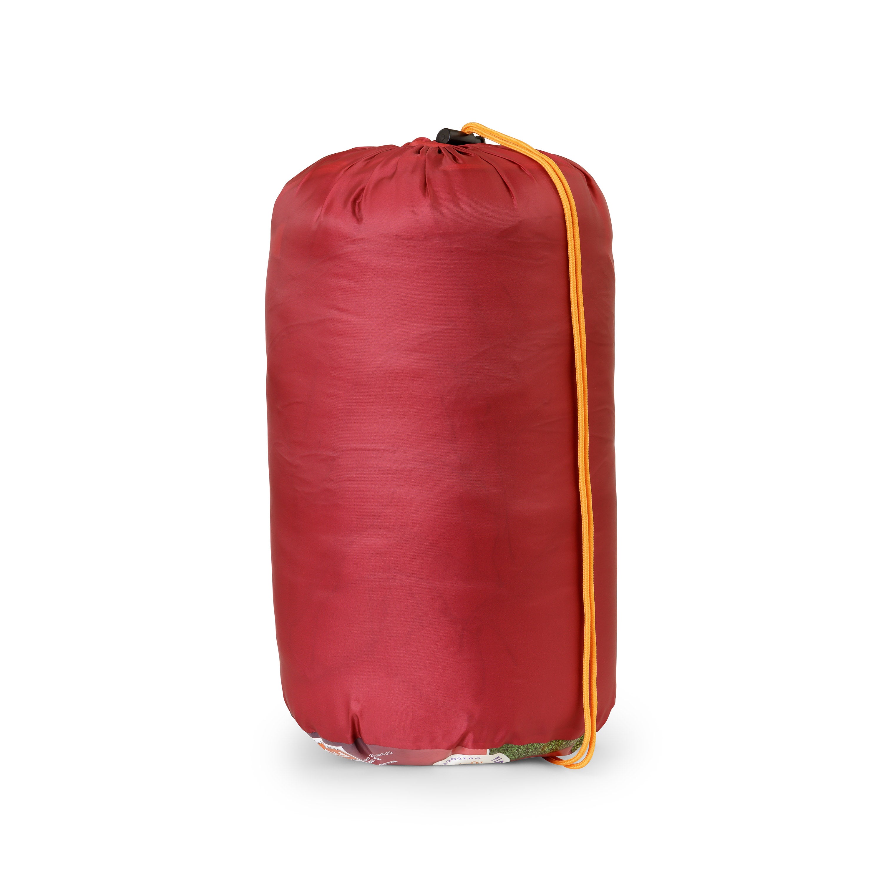 Firefly! Outdoor Gear Youth Mummy Sleeping Bag – Red/Orange (70 in. x 30 in.)