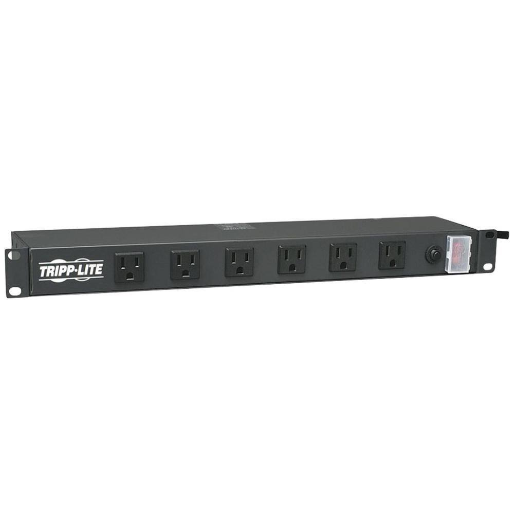 Tripp Lite Rack-Mount 12-Outlet 120-Volt Transformer-Friendly Power Strip RS1215-RA