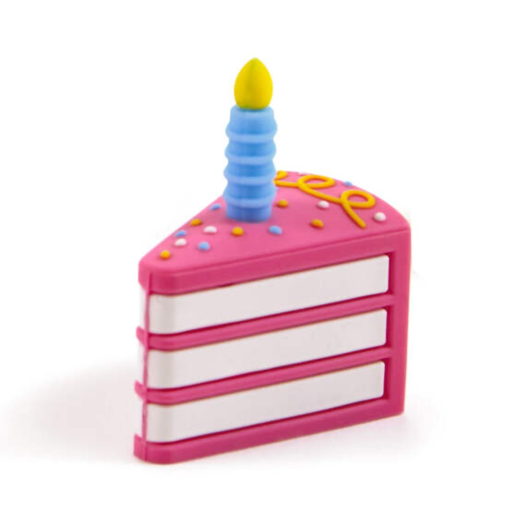 Hallmark  Charmers Birthday Cake Silicone Charm