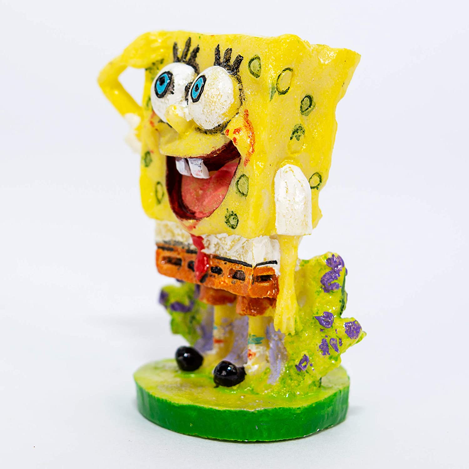 Penn-Plax SpongeBob SquarePants Aquarium Ornament – SpongeBob – Mini