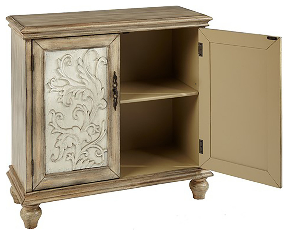 Madison Park Driscoll 2 Door Cabinet   French Country   Accent Chests And Cabinets   by Olliix  Houzz