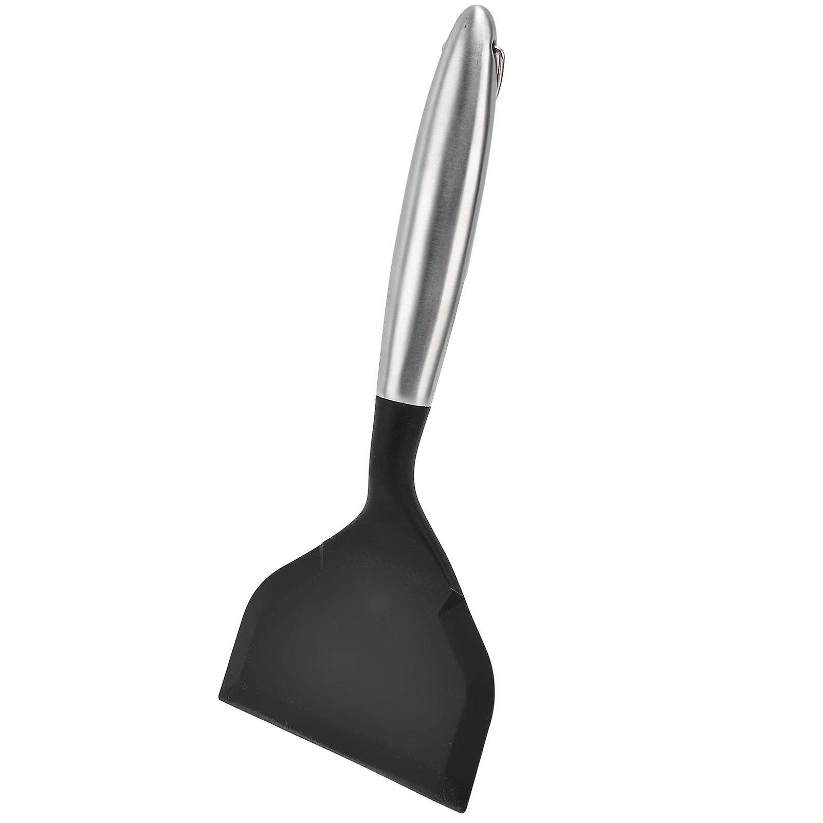 Wide Mouth Spatulas with Stainless Steel Handle Non Stick Pancakes Fried Shovel for Kitchen