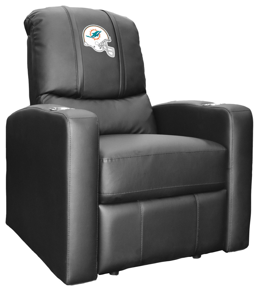 Miami Dolphins Helmet Man Cave Home Theater Recliner   Beach Style   Recliner Chairs   by DreamSeats LLC  Houzz