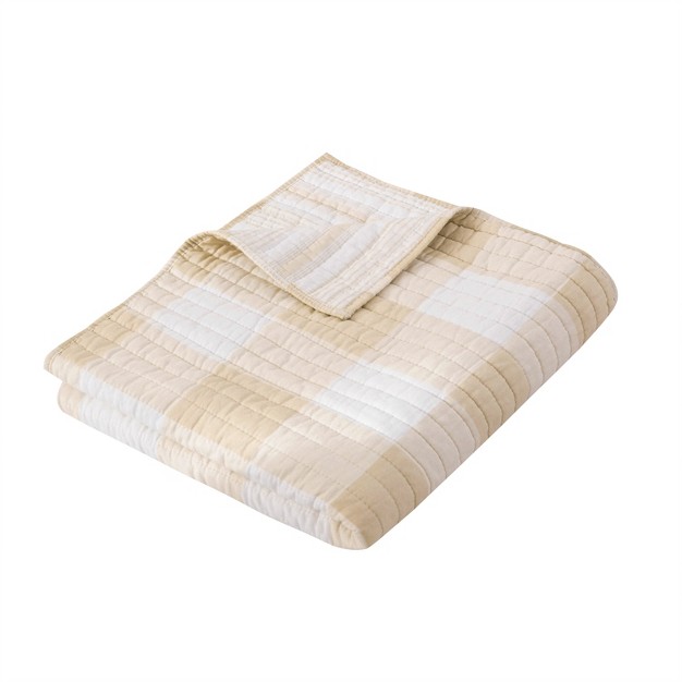 Camden Taupe Quilted Throw Levtex Home