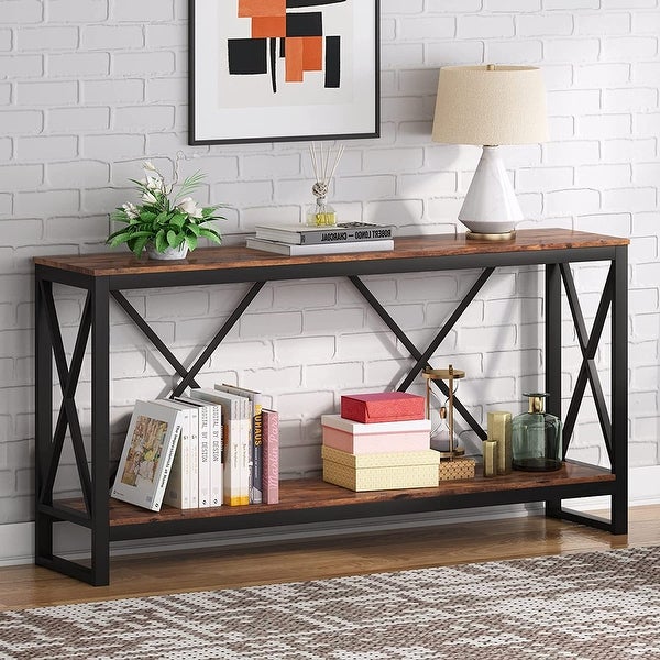 70.9 Inch Extra Long Console Table Narrow Sofa Table