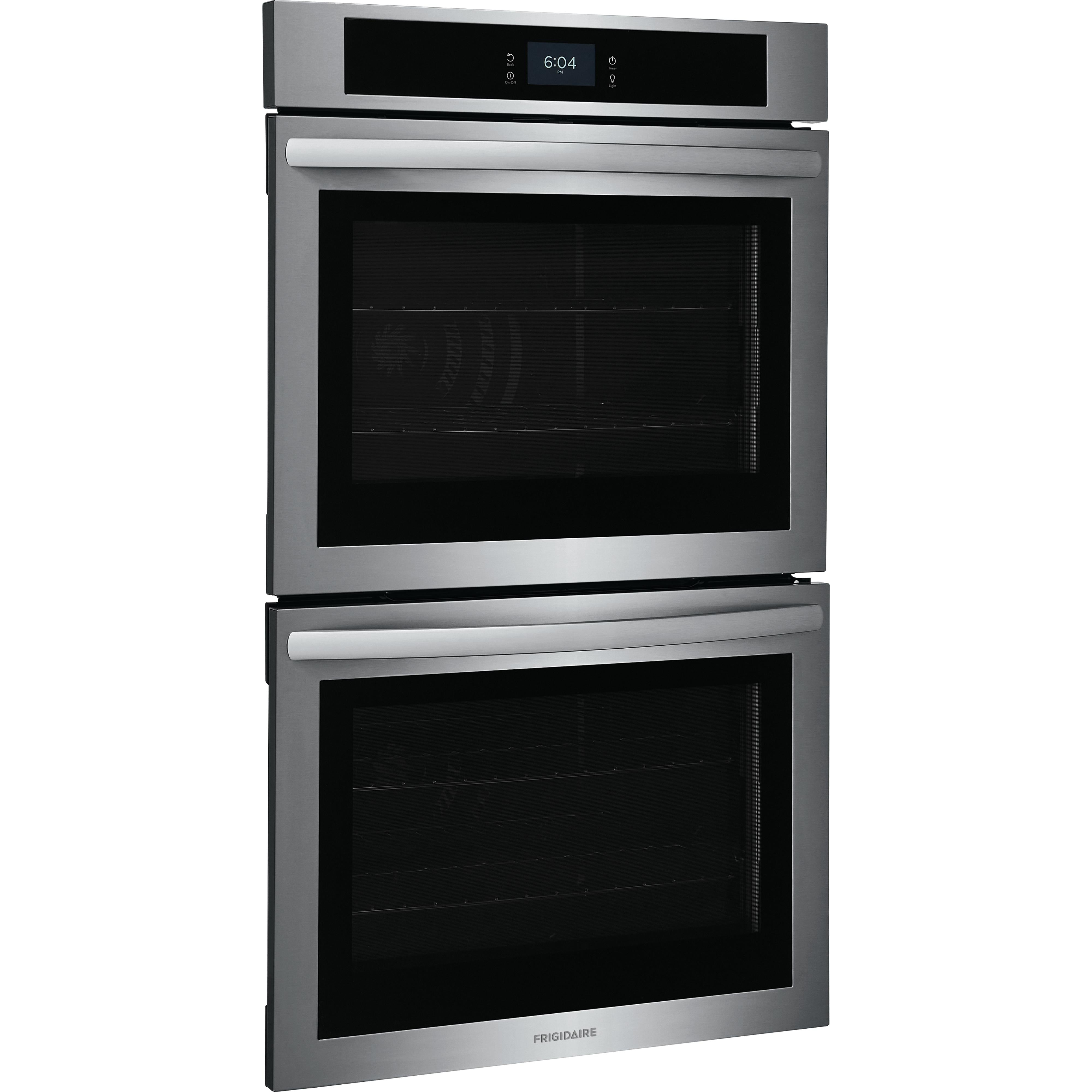 Frigidaire 30-inch Double Electric Wall Oven with Fan Convection FCWD3027AS