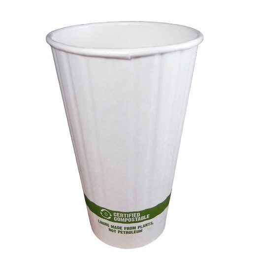 World Centric 16 Ounce Double Wall Hot Cup With Bi...