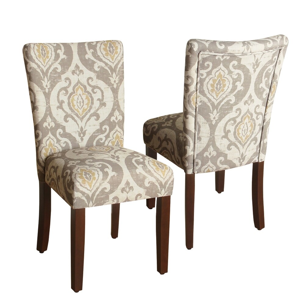 HomePop Classic Parsons Dining Chair   Suri Brown (Set of 2)