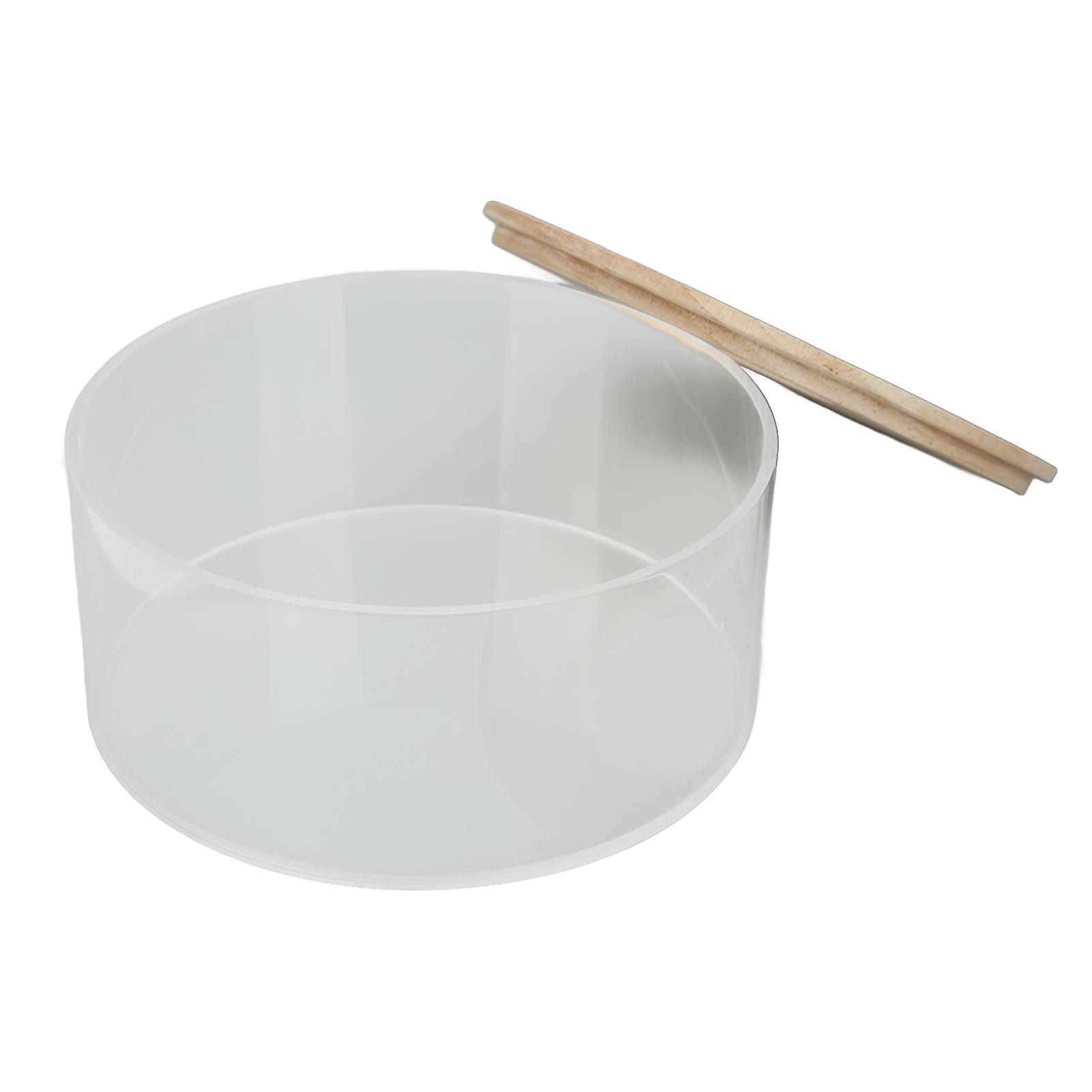 Hamster Sand Bathtub Small Round Shaped Pet Sand Box Transparent Acrylic Sand Bathrooml