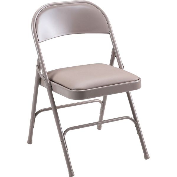 Lorell Steel Padded Folding Chairs