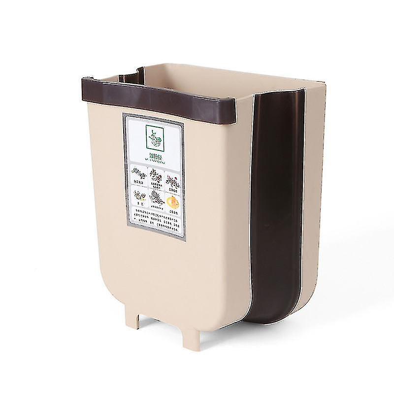 Hanging Folding Mini Trash Can Small Collapsible Garbage Bin Under Sink Wall Mounted Folding Waste Bin Mini Garbage Container