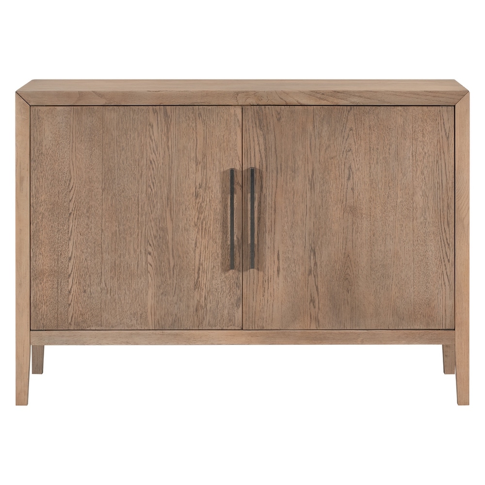 Storage Cabinet  Sideboard Wooden Cabinet with 2 Metal Handles and 2 Doors for Hallway/Entryway/Living Room/Bedroom