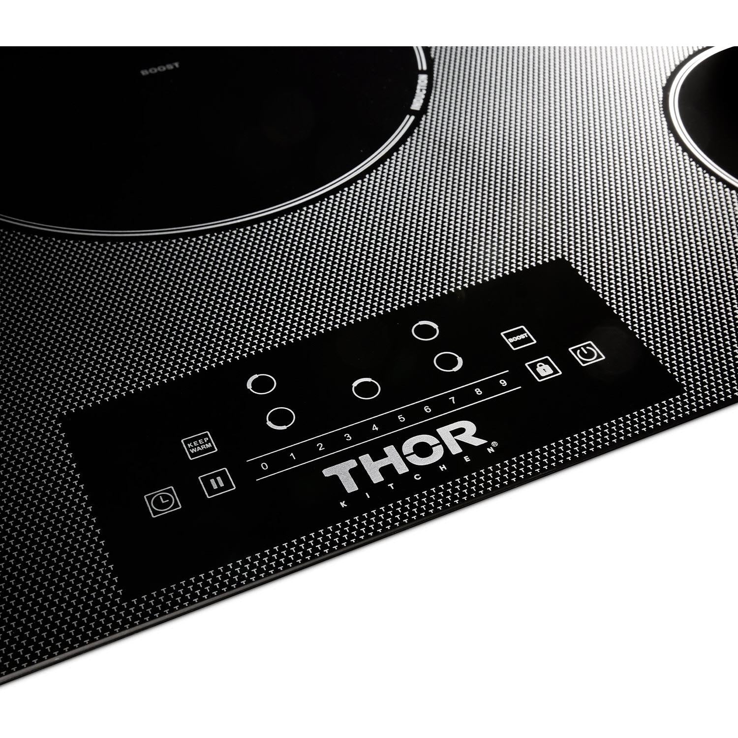 Thor Kitchen 36-Inch Built-In Induction Cooktop with 5 Elements TIH36