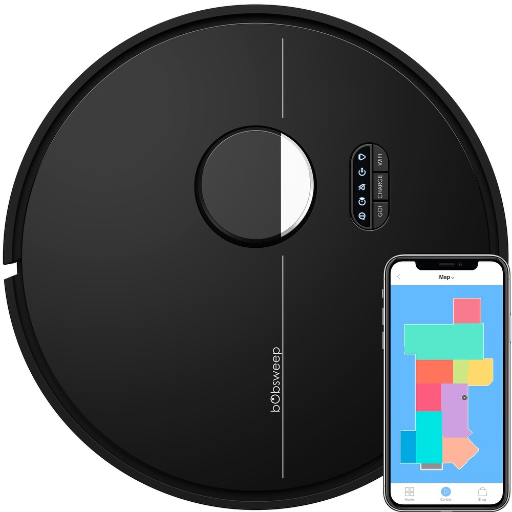 bObsweep Dustin Wi Fi Connected Self Emptying Robot Vacuum and Mop