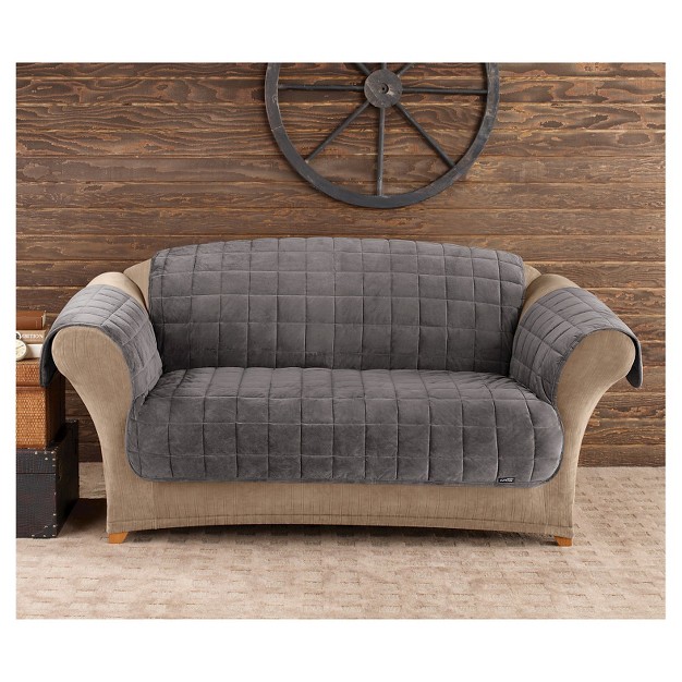 Antimicrobial Quilted Loveseat Furniture Protector Sure Fit