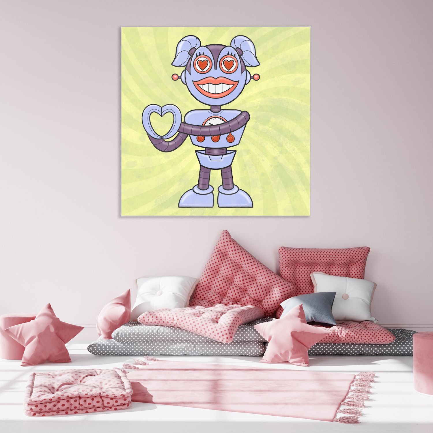 Courtside Market Loving Bot II Canvas Art Wall Decor