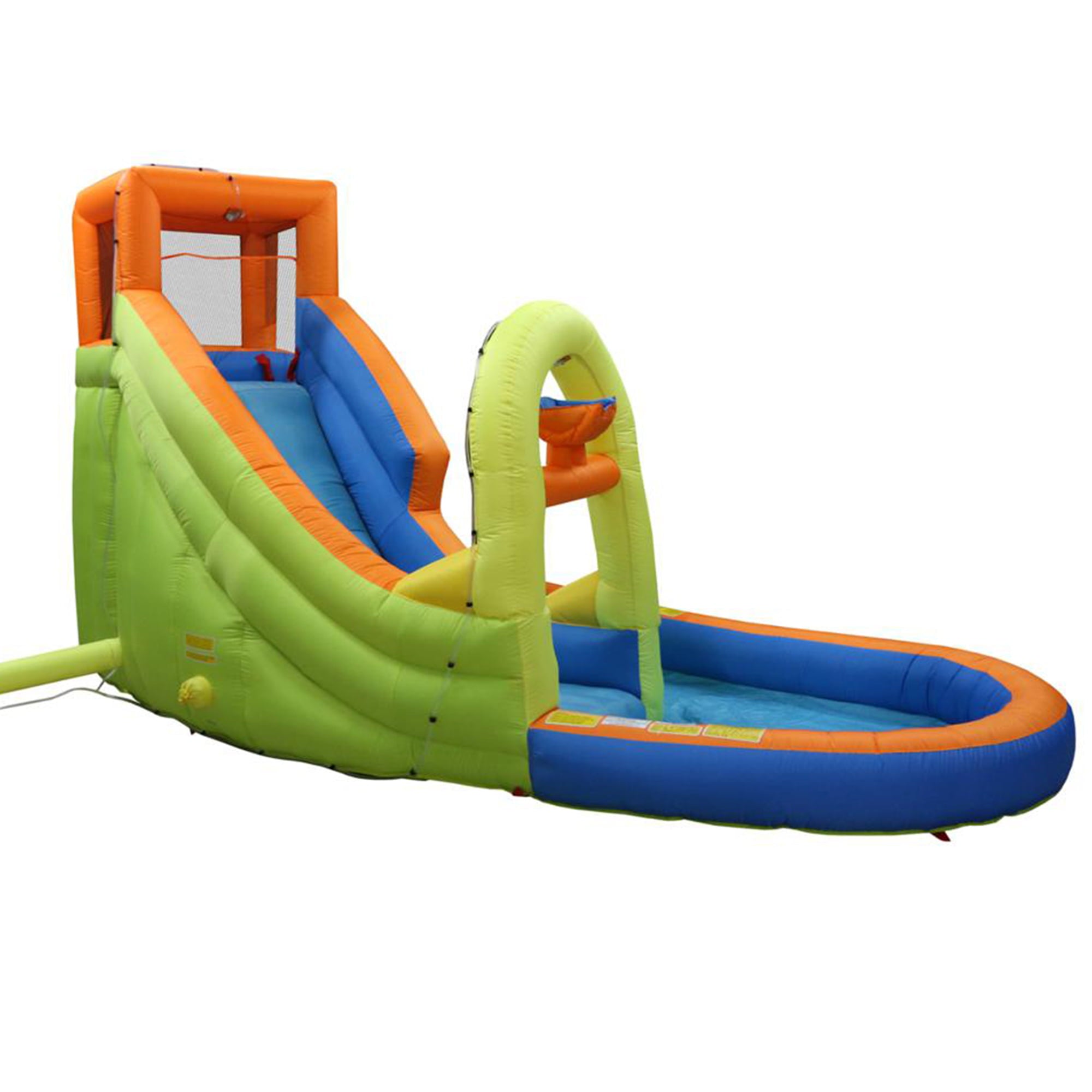 Banzai Plummet Falls Adventure Inflatable Outdoor Water Park Pool Slide