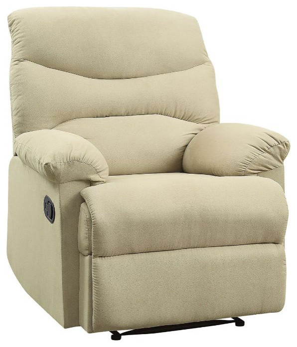 Acme Arcadia Recliner Beige Mfb   Transitional   Recliner Chairs   by GwG Outlet  Houzz