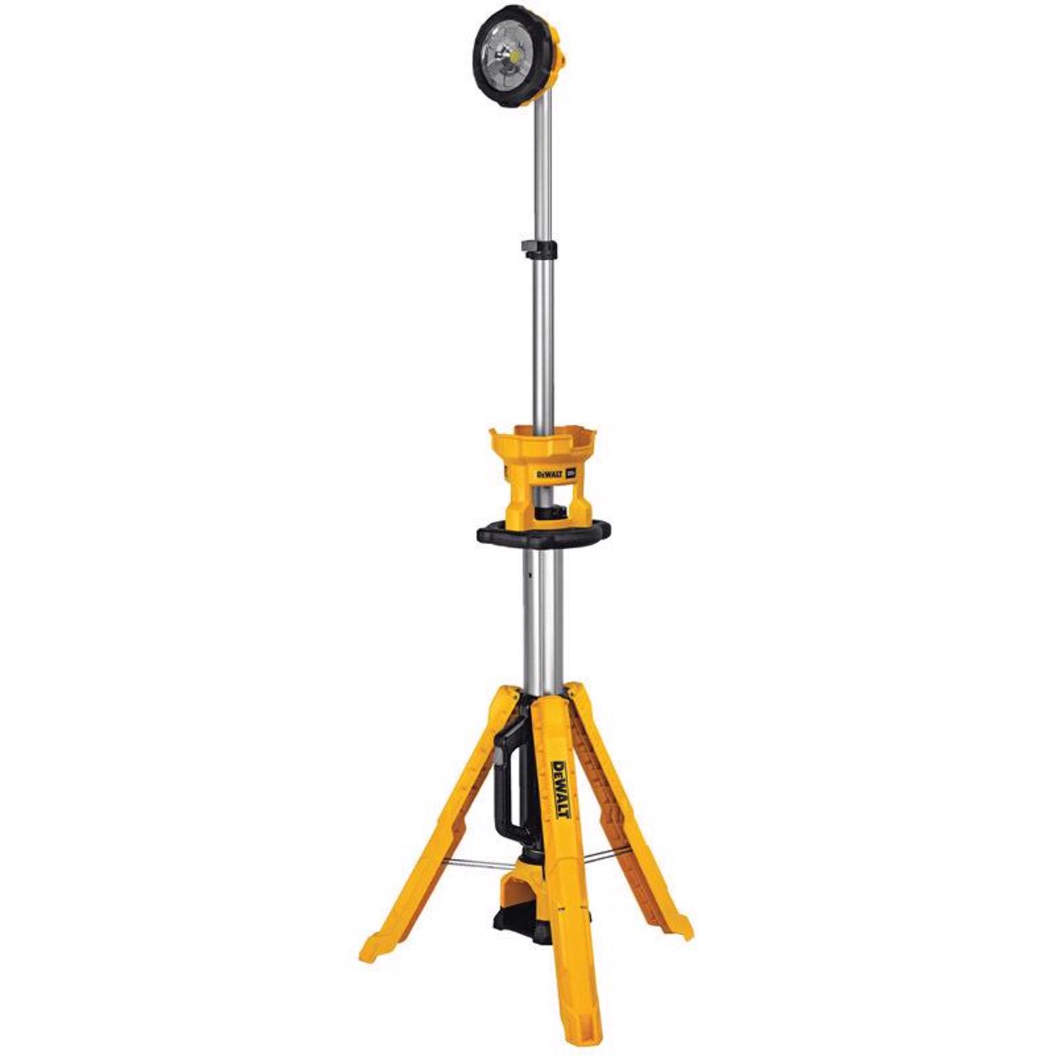 DW 20V MAX 3，000 lm LED Battery Tripod Work Light