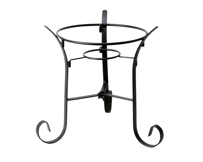 Alpine Black Metal Gazing Globe Stand - GRS491