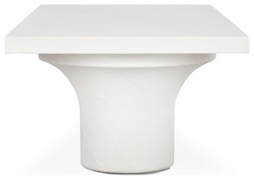 Saxen Coffee Table White Concrete   Modern   Coffee And Accent Tables   by Virgil Stanis Design  Houzz