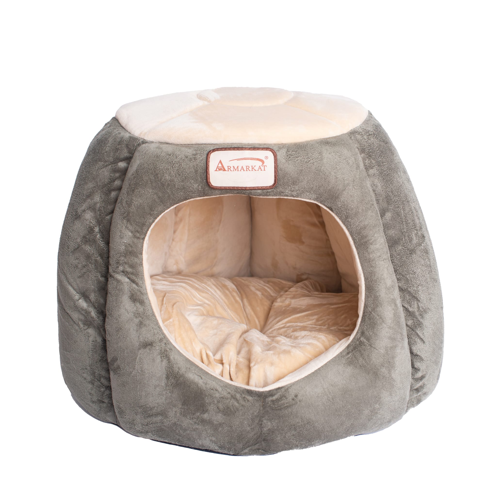 ARMARKAT House Cat Bed in Laurel and Beige， 20