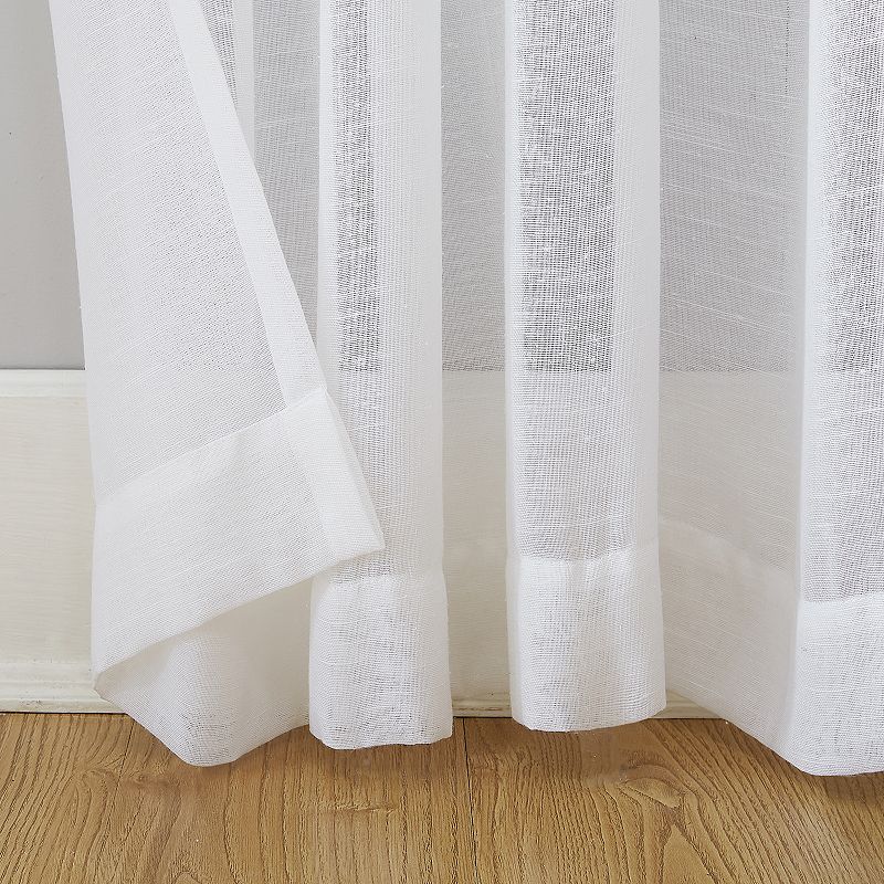 Archaeo Slub Textured Linen Blend Grommet Curtain Panel