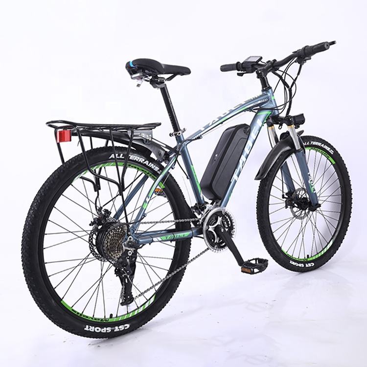 Factory wholesale mountain bike fatbike electric bicycle bike orange color electric bike with LED driving lights