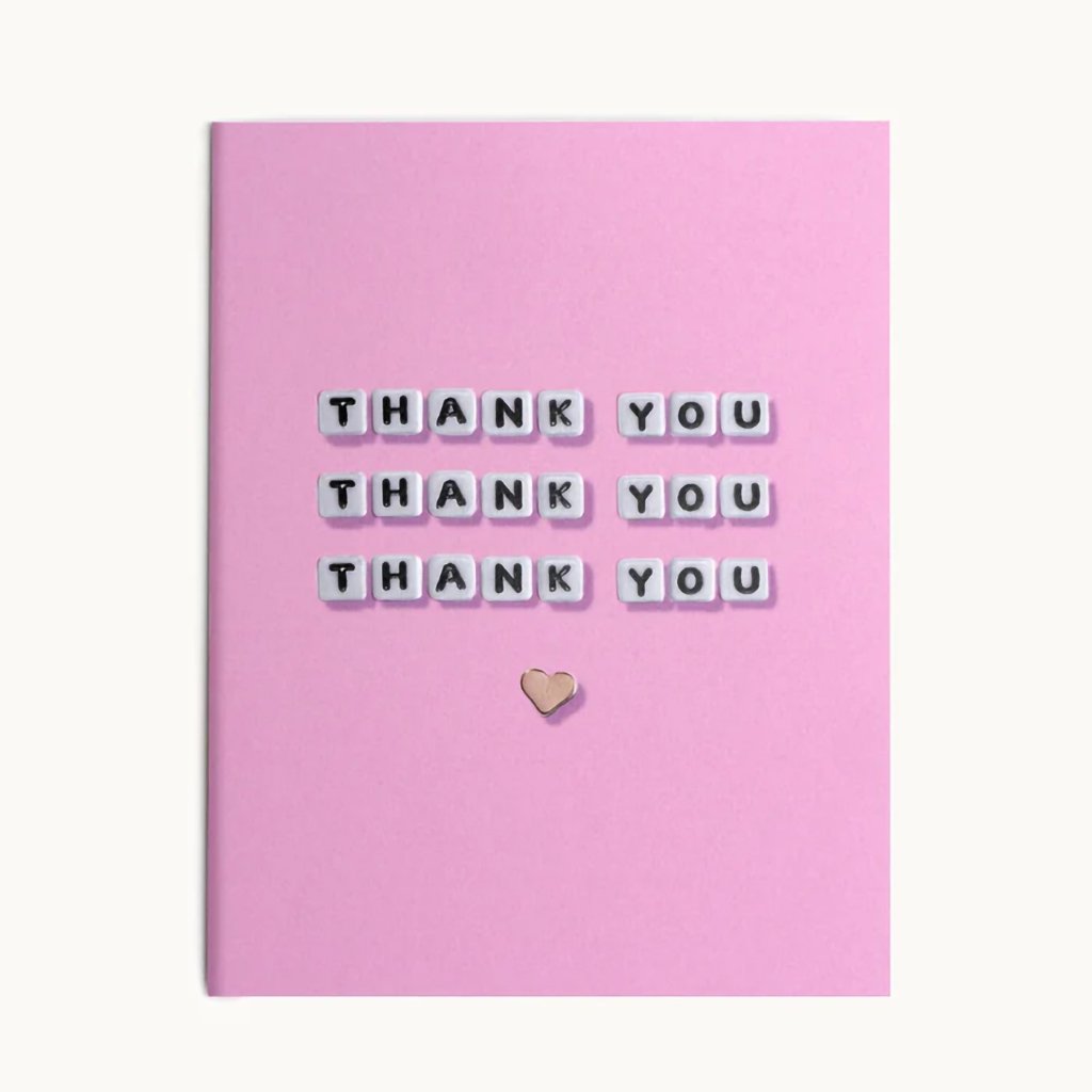 Little Words Project  Thank You Thank You Thank You Card