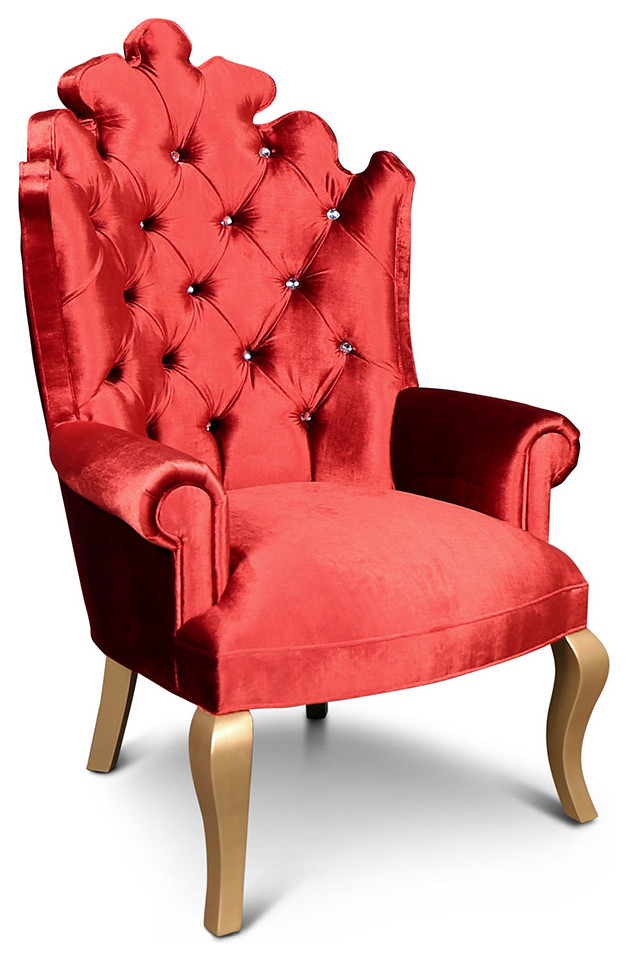 Isabella Grande Poppy Chair   Eclectic   Armchairs And Accent Chairs   by Haute House  Houzz