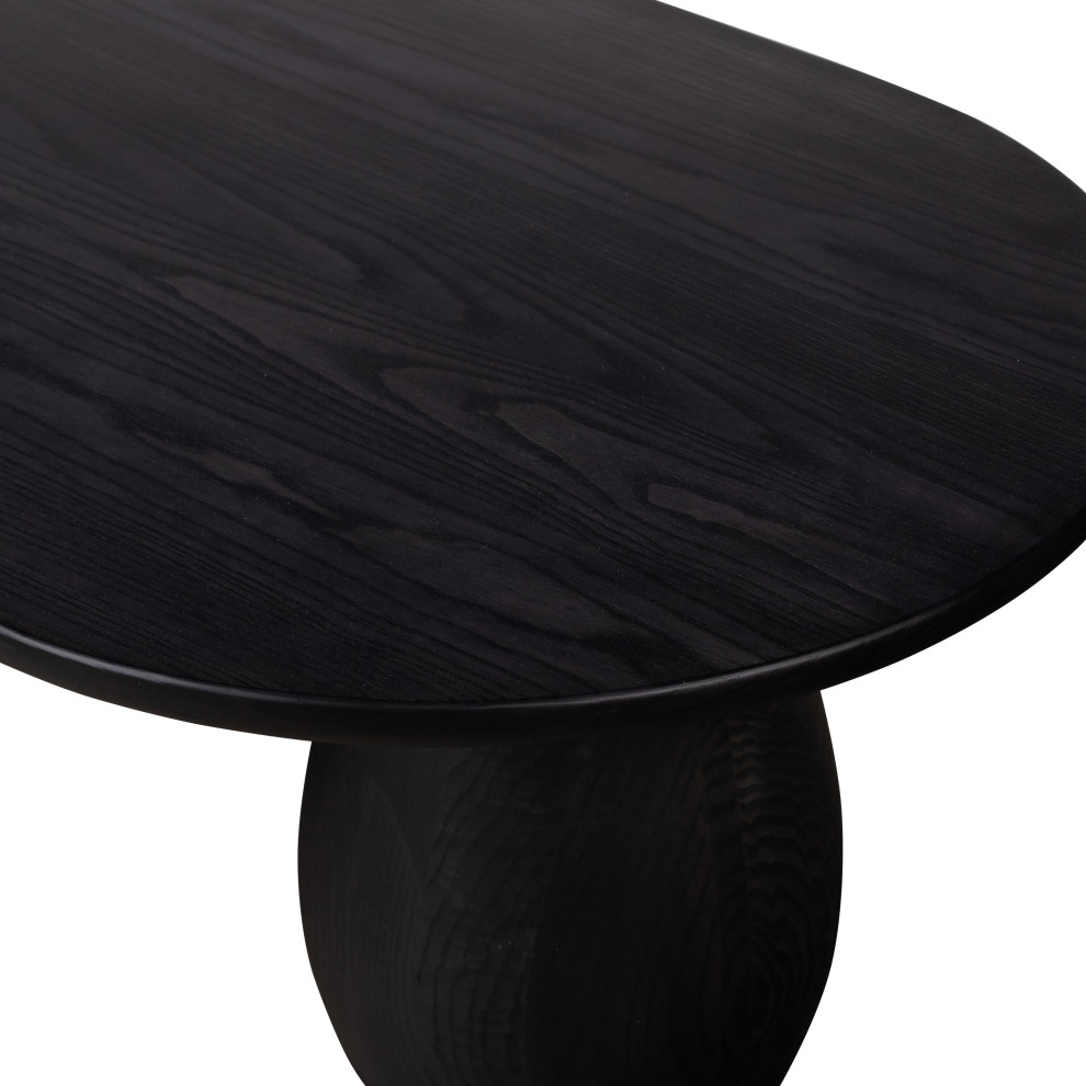 Merla Wood Coffee Table Black Wash Ash   Transitional   Coffee Tables   by Zin Home  Houzz