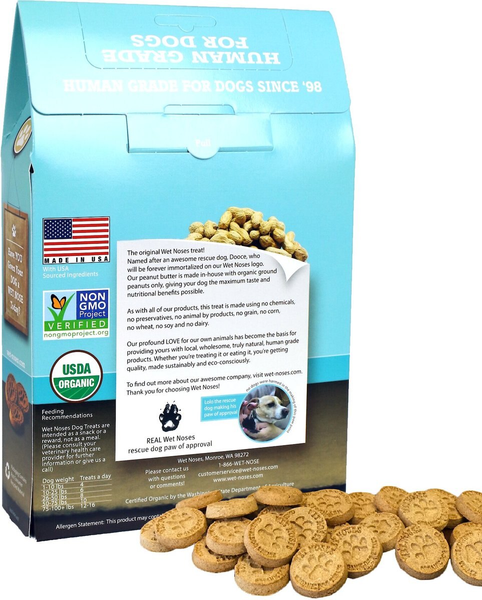 Wet Noses Grain-Free Peanut Butter and Molasses Flavor Dog Treats