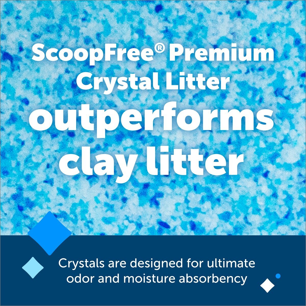 PetSafe ScoopFree Premium Scented Non-Clumping Crystal Cat Litter